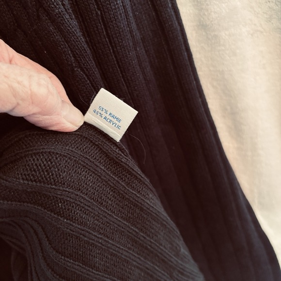 Vintage Oleg Cassini Zippered SWEATER Men's Size XXL Black Raime Acrylic - Picture 7 of 10